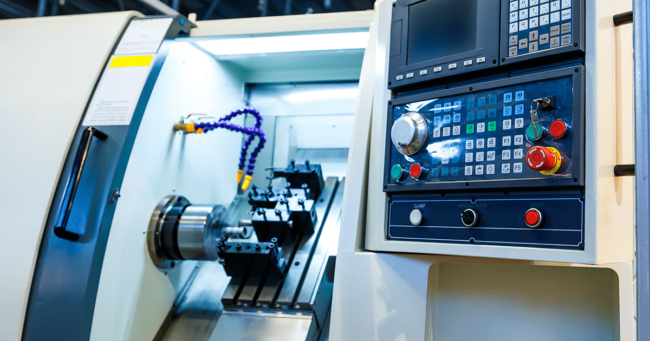 panel de control de maquina cnc