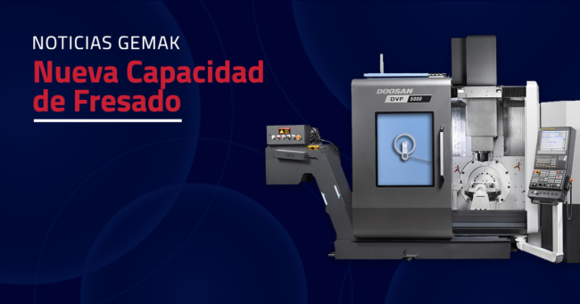 nueva capacidad de fresado cnc en gemak centro de maquinados industriales en mexico maquina dvf 5000 doosan