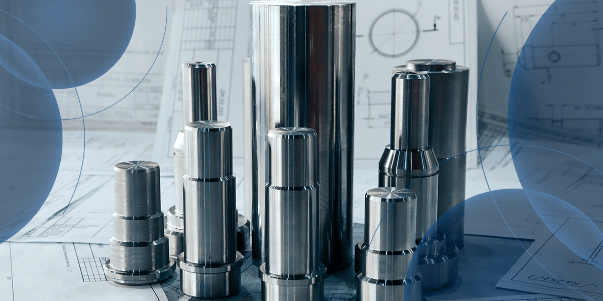 piezas maquinadas en cnc con proceso de maquinado de calidad