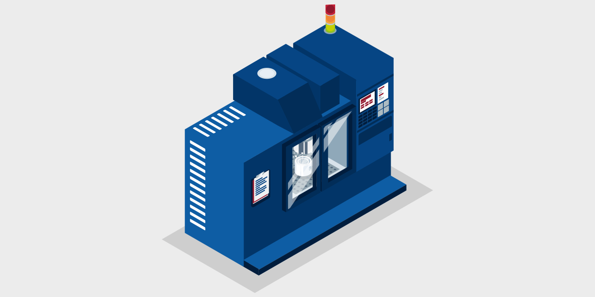 ilustración referente a una maquina cnc