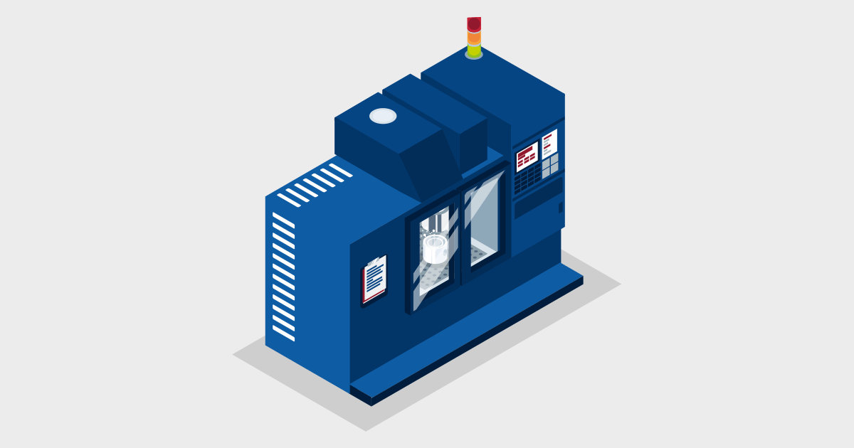 ilustración referente a una maquina cnc