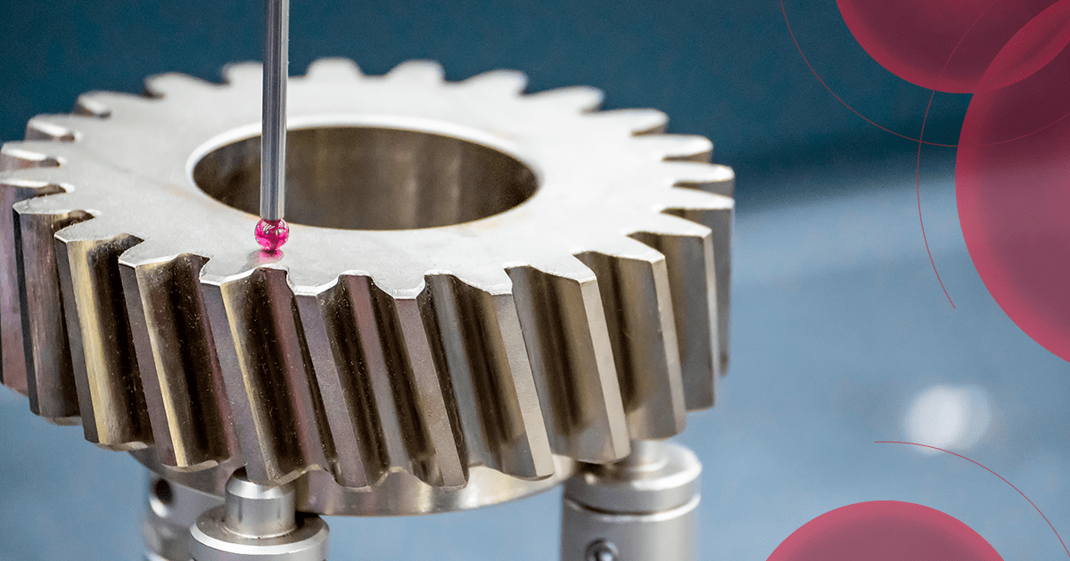 equipos de inspeccion midiendo pieza de maquinado cnc